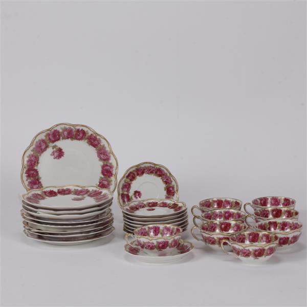 Appraisal: pieces of assorted Haviland drop rose Limoges porcelain china Set