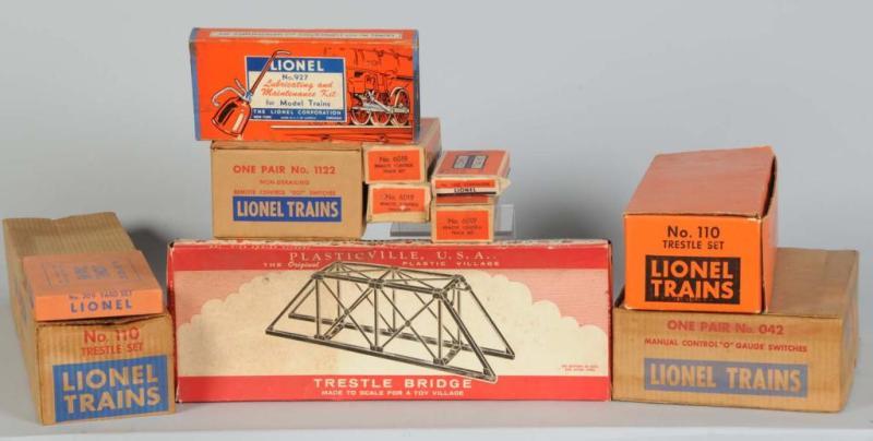 Appraisal: Large Lot of Lionel Track Accessories in OB Description Includes