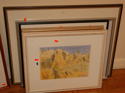 Appraisal: GROUP LOT OF ASSORTED WENDY REES-HARRISON LANDSCAPE WATERCOLOURS