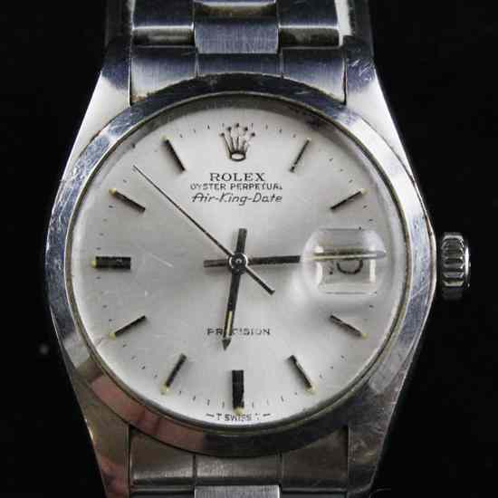 Appraisal: A gentleman's stainless steel Rolex Oyster Perpetual Air King Date