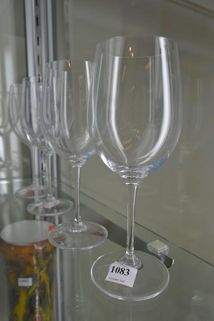 Appraisal: SIX RIEDEL WHITE WINE GLASSES