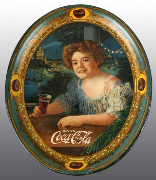 Appraisal: Coca-Cola Serving Tray Description Hard-to-find piece in decent displayable condition