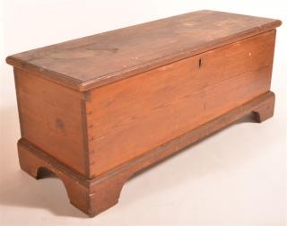 Appraisal: th C Southern Hard Yellow Pine Blanket Chest th C