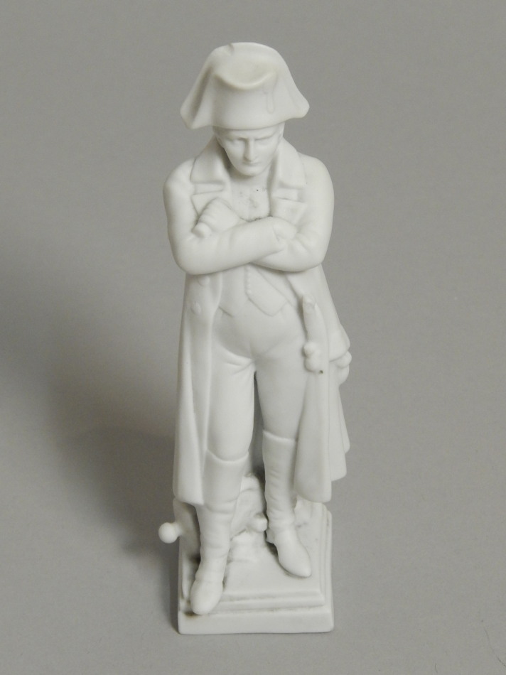 Appraisal: A bisque figure of Napoleon cm high AF