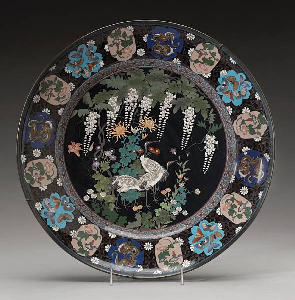 Appraisal: Japanese Works of Art Japanese Metalwork and Cloisonn Property of