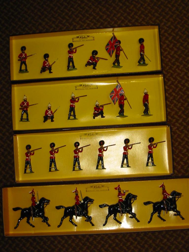 Appraisal: Four Britains Collectors Edition Sets th Dragoon Guards four pieces