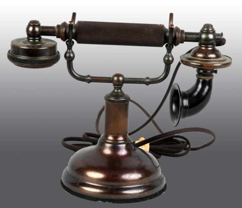 Appraisal: Federal Telephone Telegraph Cradle Desk Set Description American Circa Condition