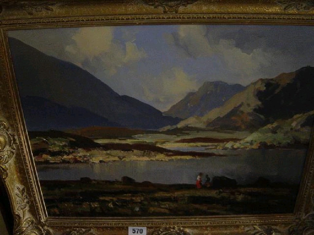 Appraisal: An oil painting on canvas by Maurice Canning Wilks showing