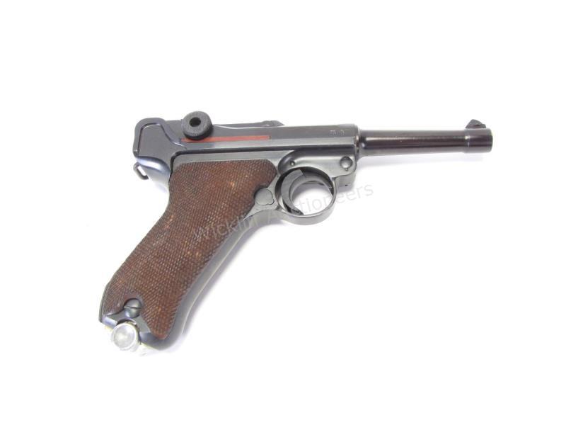 Appraisal: Mauser Dated Chamber Code Luger Pistol-Round barrel Chambered in mm