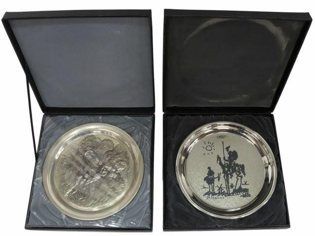 Appraisal: lot of George Washington Mint limited edition sterling silver plates