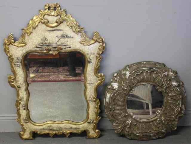 Appraisal: Two Contemporary Mirrors From a Larchmont NY estate Dimensions ''