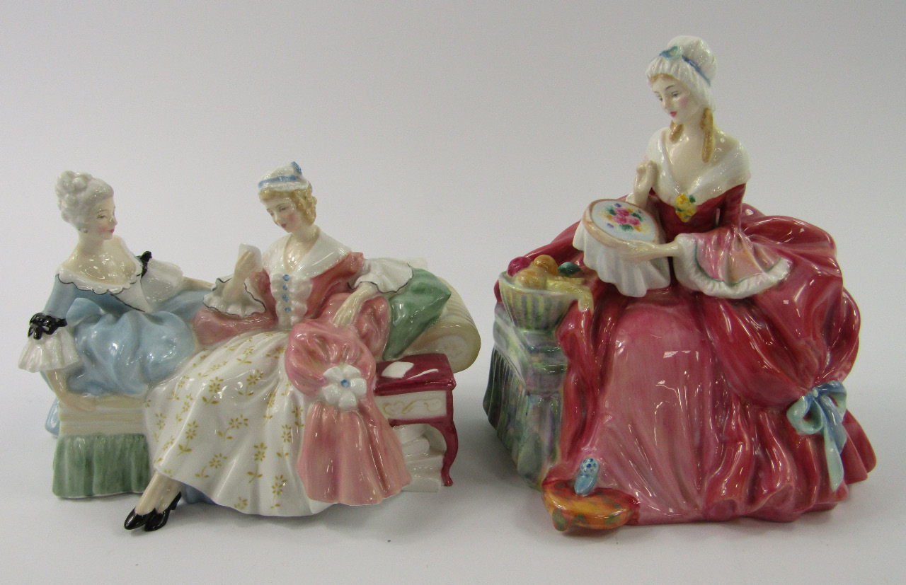 Appraisal: Two Royal Doulton figures of Penelope HN and The Love