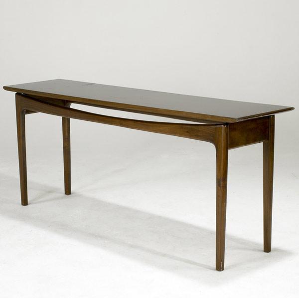 Appraisal: ITALIAN MODERN Mahogany console table x x