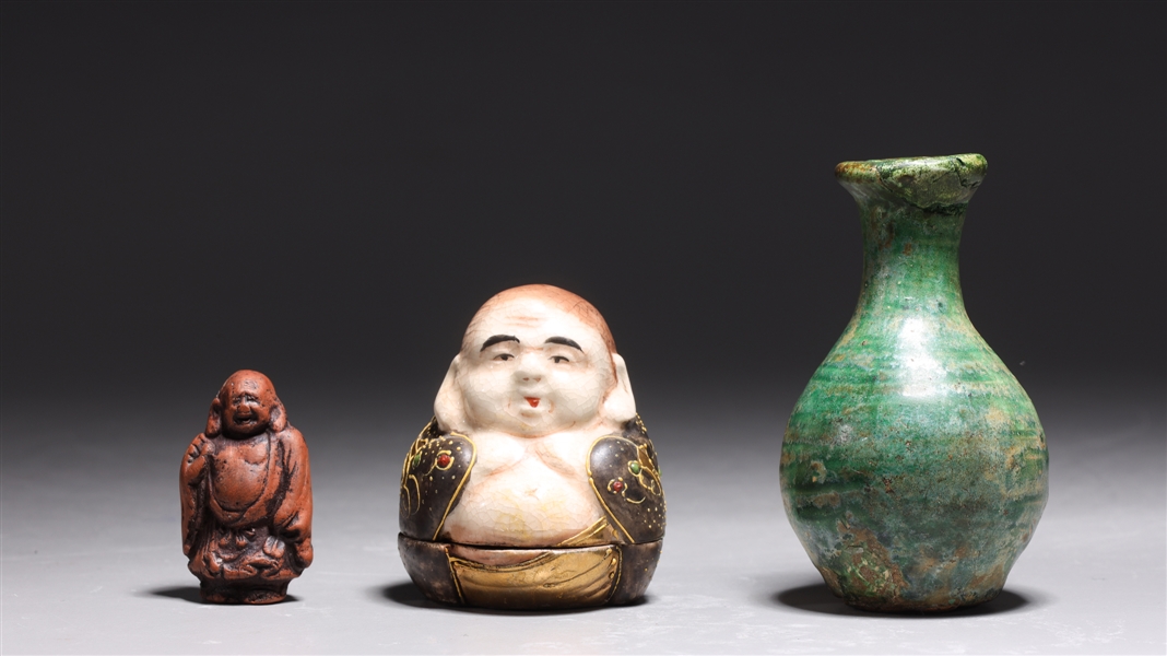 Appraisal: Group of various Chinese and Japanese objects including antique Chinese