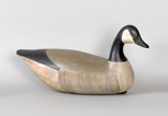 Appraisal: Virginia goose decoy th c the solid mahogany body branded