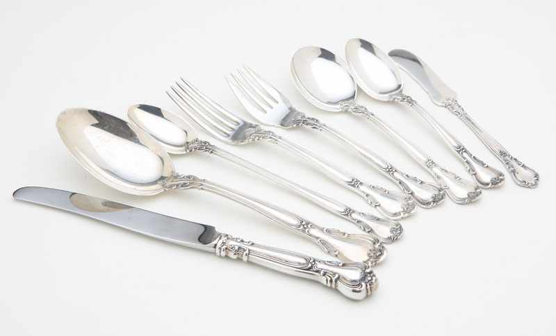 Appraisal: A Gorham 'Chantilly' sterling silver flatware service th century an