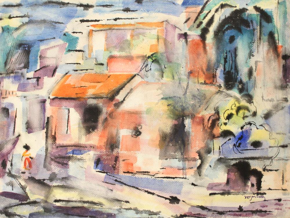 Appraisal: P R McINTOSH Illinois Florida Indiana - watercolor on paper