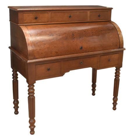 Appraisal: French Louis Philippe period walnut cylinder desk mid th c