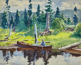 Appraisal: Ralph W Gray - Laurentian Park Quebec signed and dated