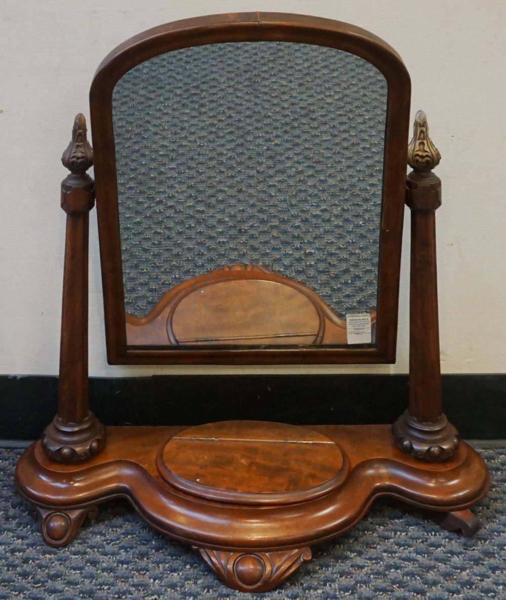 Appraisal: Classical Style Mahogany Shaving Mirror