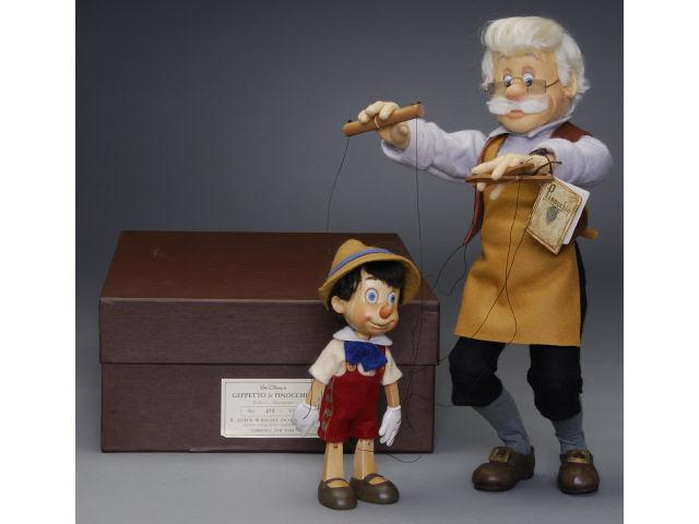 Appraisal: R John Wright Geppetto Pinocchio Series I - all felt