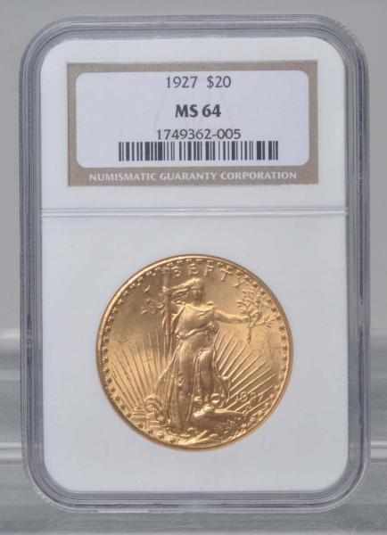 Appraisal: St Gaudens Double Eagle Description NGC MS