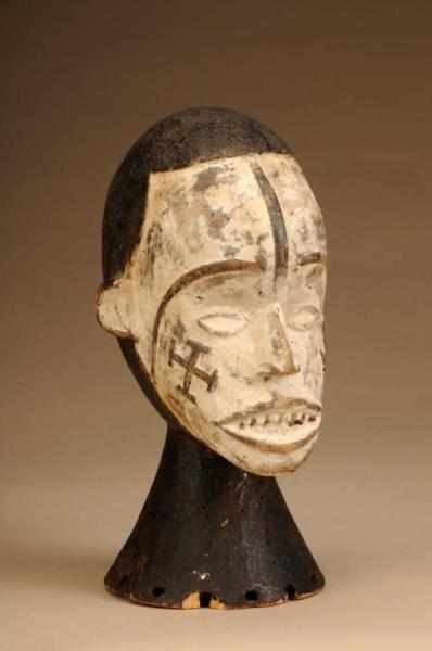 Appraisal: Pair of West African Carvings Description From Nigeria Made of