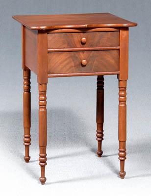 Appraisal: Tennessee Federal stand poplar and mahogany veneers with poplar and