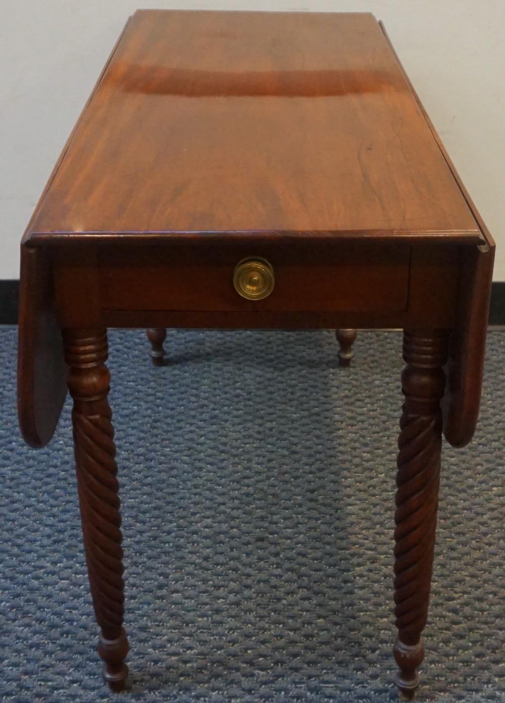 Appraisal: Federal Mahogany Pembroke Table x x in x x cm