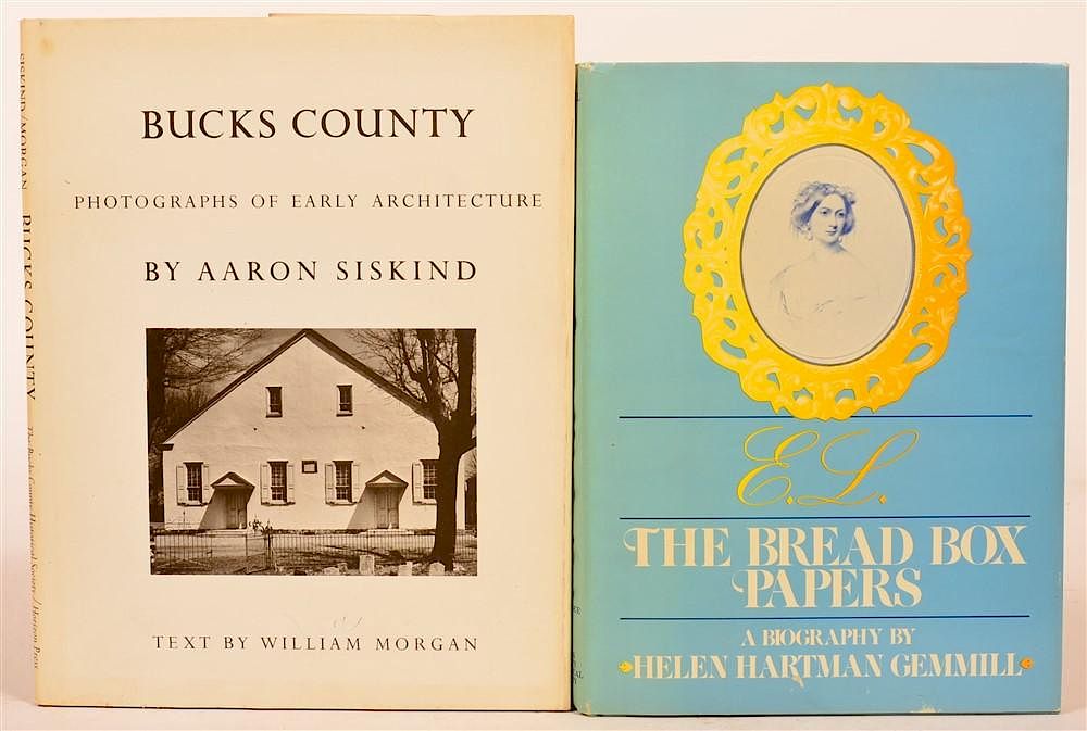 Appraisal: vols Books on Bucks County Penna Siskind Buck County Photographs