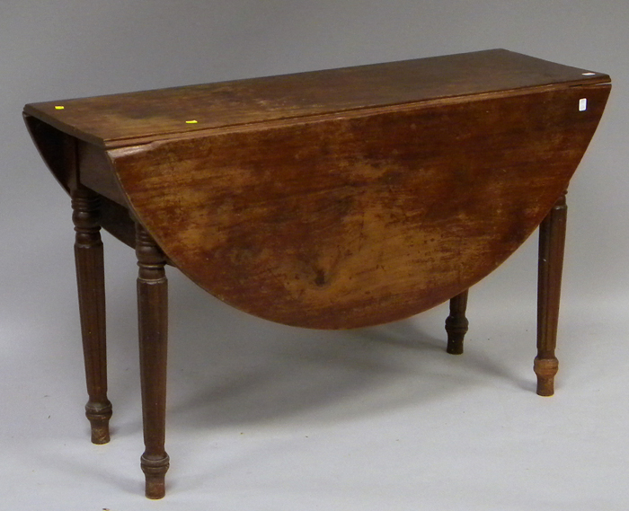 Appraisal: Empire Mahogany Drop-leaf Table