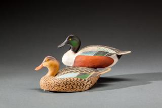 Appraisal: Miniature Shoveler Pair by The Ward Brothers Lemuel T by