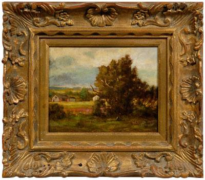 Appraisal: Arthur Turnbill Hill painting New York - titled on label