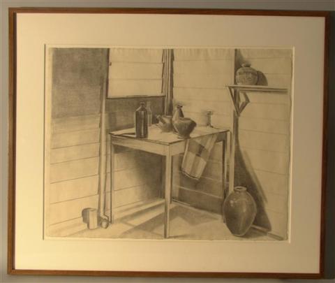 Appraisal: GABRIEL LADERMAN AMERICAN - STILL LIFE MALAYSIA Graphite on paper