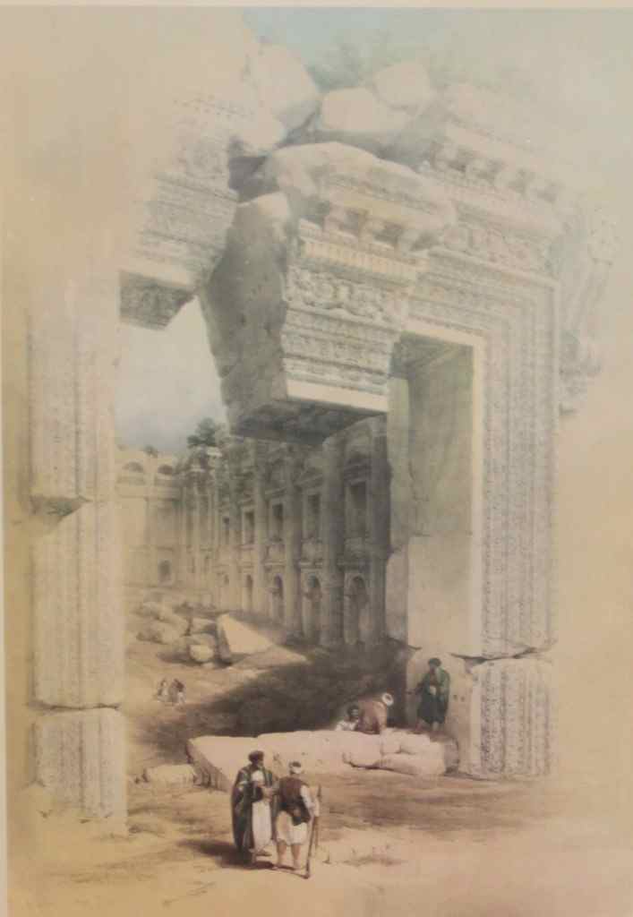 Appraisal: DAVID ROBERTS DOORWAY TO BAALBEC CITADEL OF SIDON LEBANON SIDON