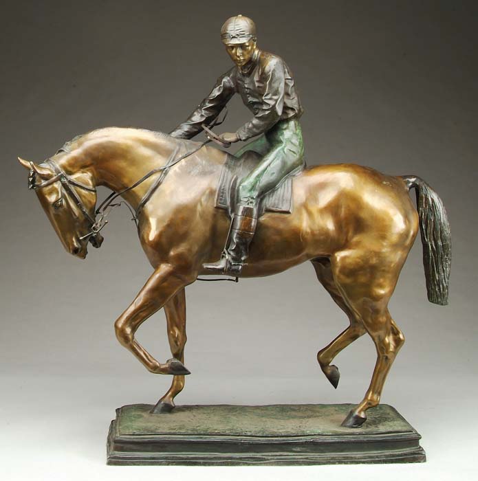 Appraisal: AFTER ISIDORE JULES BONHEUR French - Large standing horse in