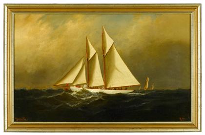 Appraisal: Alexander Charles Stuart - two masted racing ship