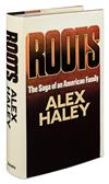 Appraisal: HALEY ALEX Roots vo publisher's cloth-backed boards dust jacket slight