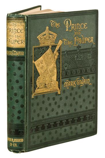 Appraisal: TWAIN Mark The Prince and the Pauper Boston James R