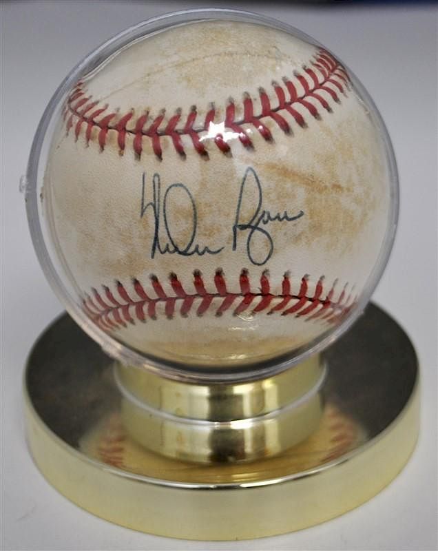 Appraisal: NOLAN RYAN OFFICIAL AUTOGRAPHED BASEBALL Nolan Ryan Autographed Baseball Rawlings