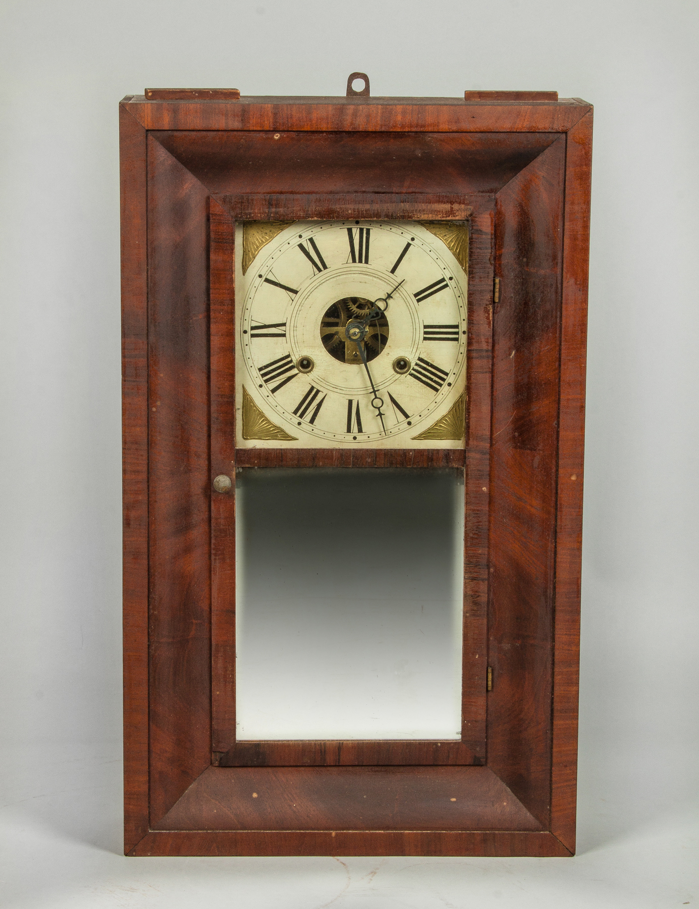 Appraisal: James Smith Bristol Mfg Co Ogee Clock Mahogany case old