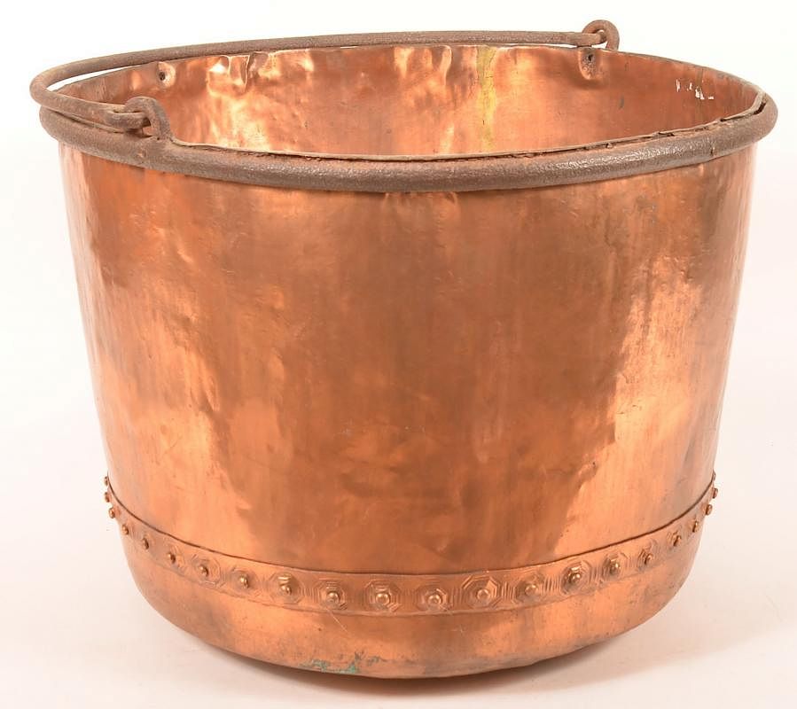 Appraisal: PA th Century Copper Apple Butter Kettle Pennsylvania th Century