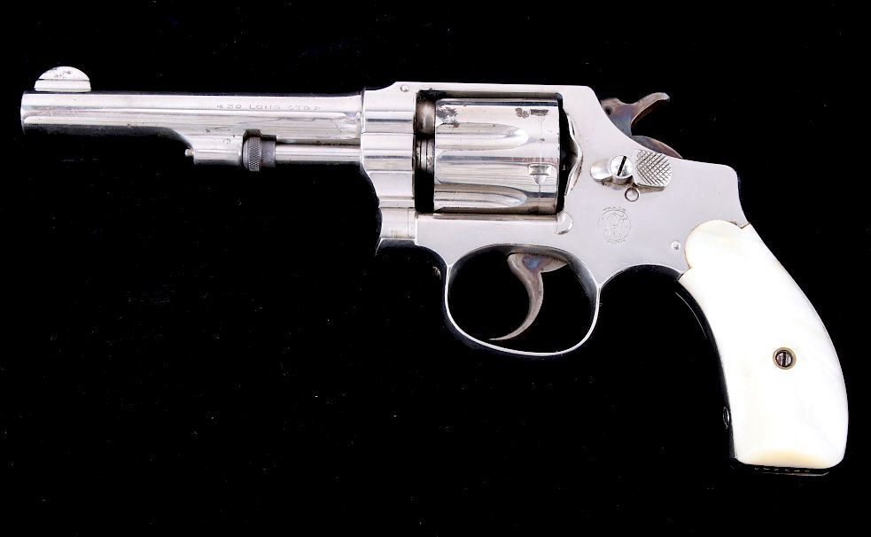 Appraisal: Smith Wesson Hand Ejector Revolver This is a wonderfully rare