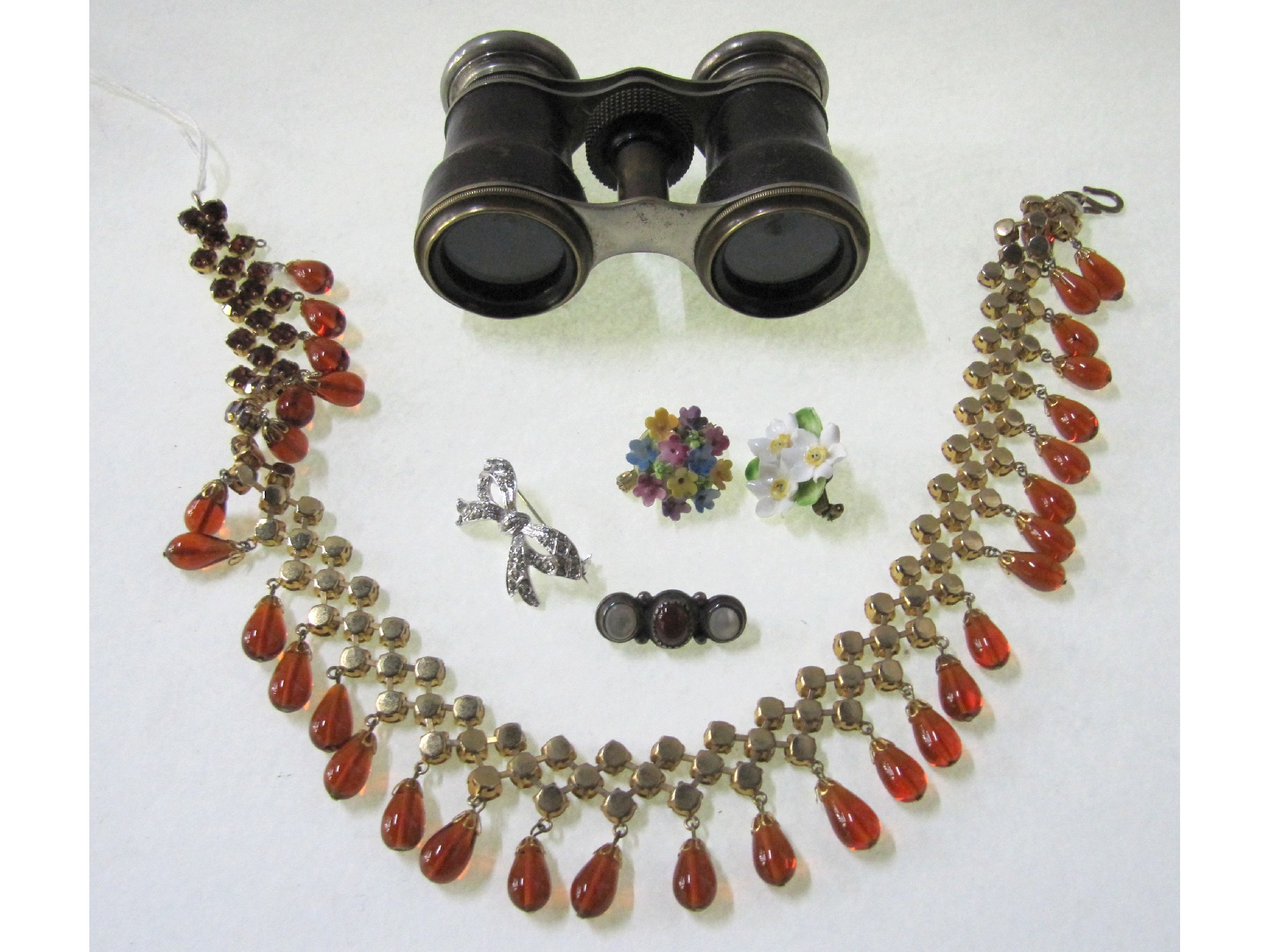 Appraisal: A lot comprising a Christian Dior costume necklet a small