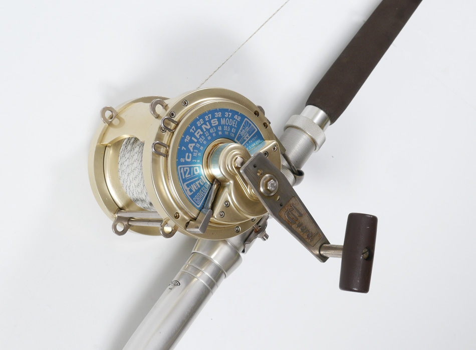 Appraisal: BIG GAME EVEROL CAIRNES FISHING REEL FENWICK BENT BUTT ROD