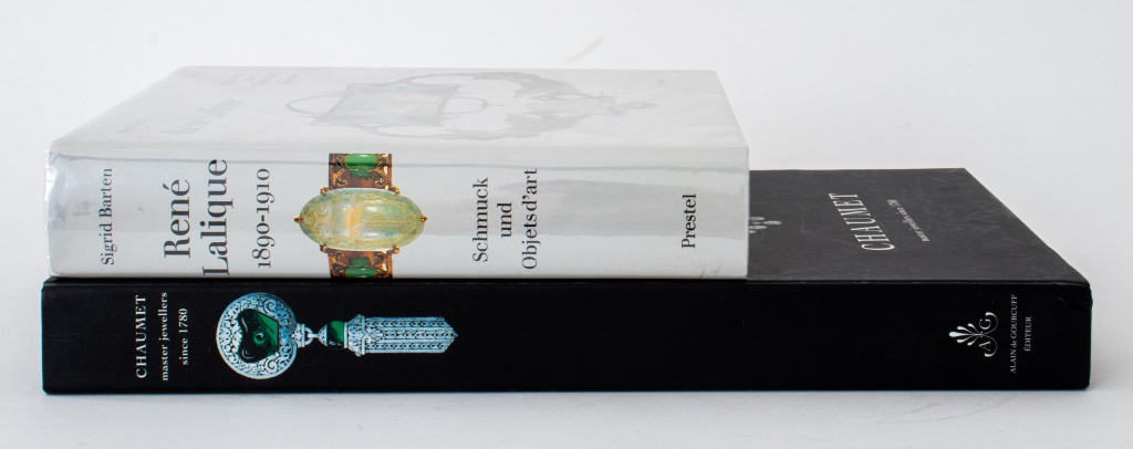 Appraisal: CHAUMET LALIQUE JEWELRY REFERENCE BOOKS Two reference books on fine