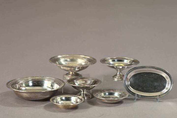 Appraisal: Collection of Seven Sterling Silver Items consisting of a LaPierre