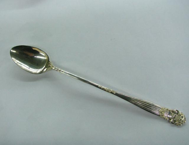 Appraisal: Group of Twelve Sterling Silver Ice Tea Spoons