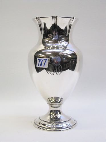 Appraisal: REED BARTON STERLING SILVER FLOWER VASE c Height Weight Troy