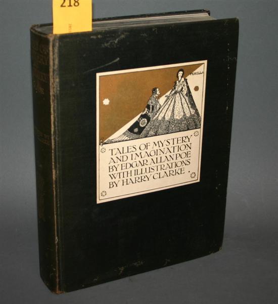 Appraisal: Clarke Illustrations Edgar Allan Poe Tales Of Mystery And Imagination